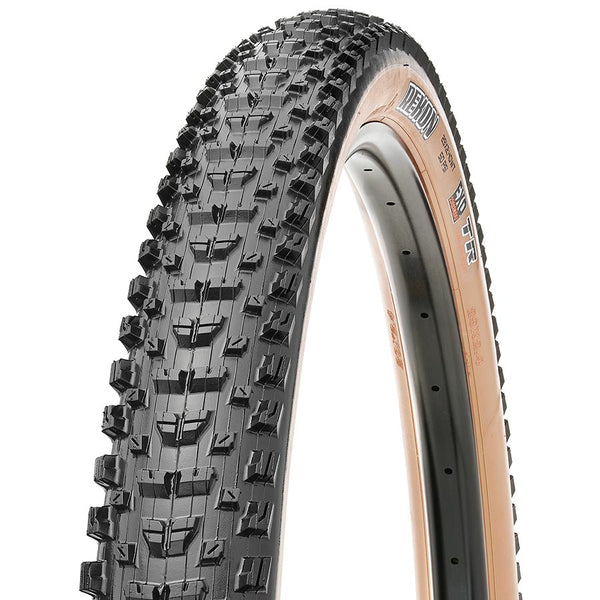 Maxxis Rekon Tire - 29 x 2.4 Tubeless Folding BLK/Dark Tan Dual EXO Wide Trail