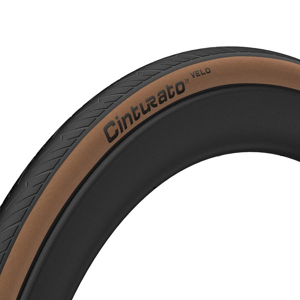 Pirelli Cinturato Velo TLR Tire - 700 x 26 Tubeless Folding Classic Tan