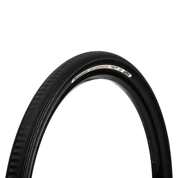 Panaracer Gravelking SS Tire 27.5x1.90 Folding Tubeless Ready ZSG Natural Advanced Extra Alpha Cord 126TPI Black