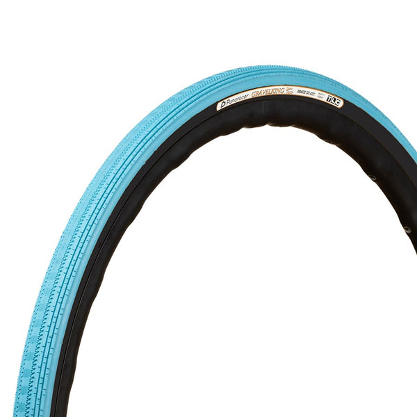 Panaracer GravelKing SS Tire - 700 x 32 Tubeless Folding Turquoise/Black