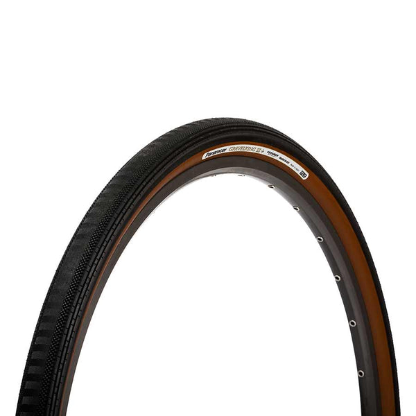 Panaracer Gravelking SS+ Tire 700x43C Folding Tubeless Ready ZSG Natural ProTite Shield 126TPI Brown