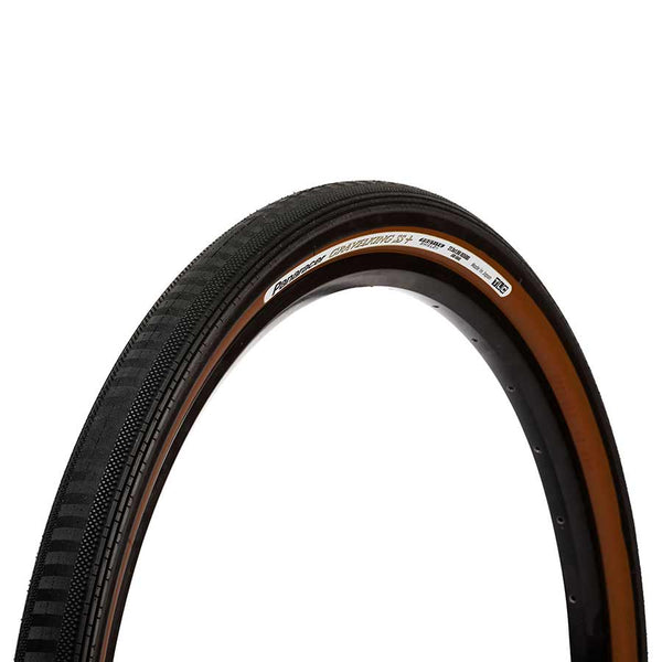 Panaracer Gravelking SS+ Tire 27.5x1.90 Folding Tubeless Ready ZSG Natural ProTite Shield 126TPI Brown