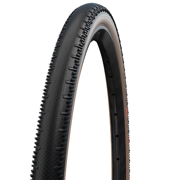 Schwalbe G-One RS Tire - 700 x 40 Tubeless Folding BLK/Transparent Evolution Line Super Race V-Guard Addix Race