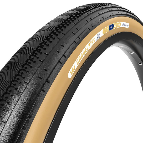 Panaracer GravelKing SS Tire - 700 x 40 Tubeless Folding Black/Brown