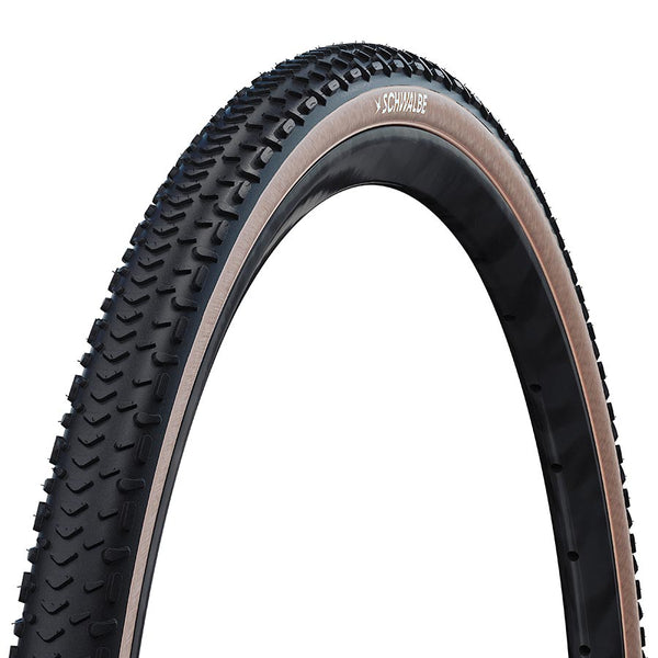 Schwalbe G-One RX Pro Gravel Tire 28x1.70 Folding Tubeless Ready V-Guard Transparent Sidewall
