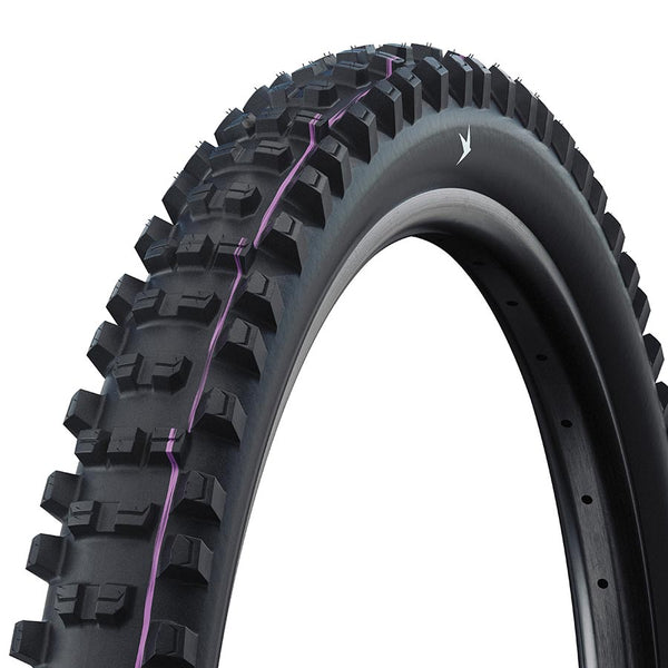 Schwalbe Shredda Rear Tire - 27.5 x 2.50 Tubeless Folding BLK Evolution Line Gravity Pro Addix Ultra Soft Radial E-50