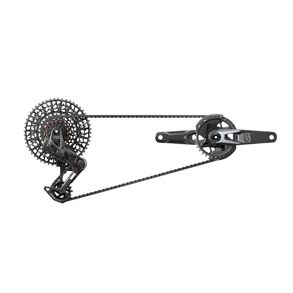 SRAM X0 T-Type Eagle V2 AXS Groupset 175mm Black