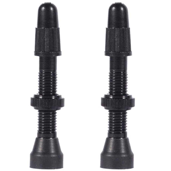 WTB Aluminum TCS Tubeless Valves: 34mm Black Pair