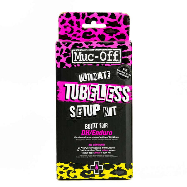 Muc-Off Ultimate Tubeless Kit - DH/Trail/Enduro 30mm Tape 44mm Valves