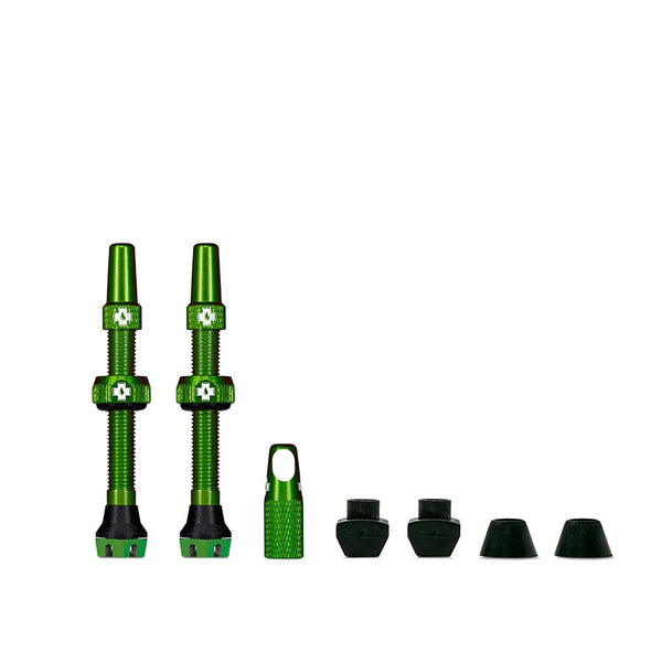 Muc-Off V2 Tubeless Valve Kit - Green 44mm Pair