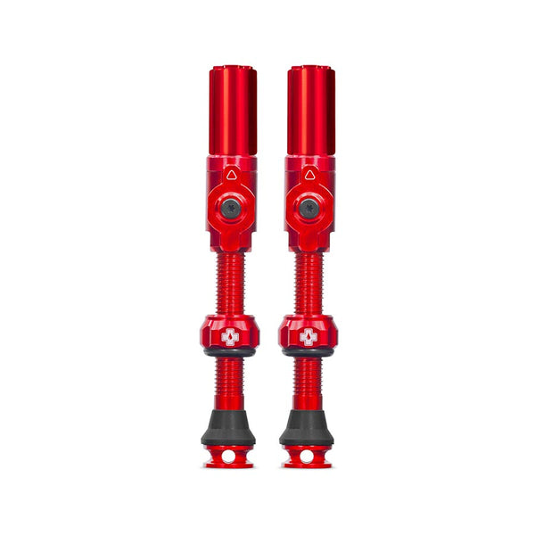 Muc-Off Big Bore Lite Large Tubeless Valve Presta 45mm Red Pair