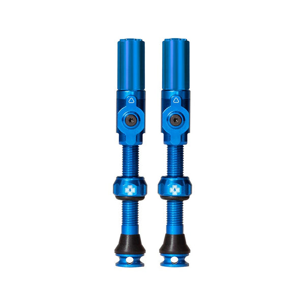 Muc-Off Big Bore Lite Large Tubeless Valve Presta 45mm Blue Pair