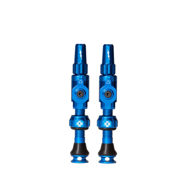 Muc-Off Big Bore Hybrid Medium Tubeless Valve Hybrid 35mm Blue Pair