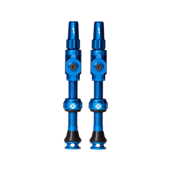 Muc-Off Big Bore Hybrid Large Tubeless Valve Hybrid 45mm Blue Pair