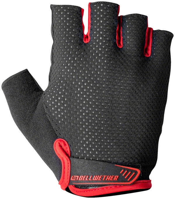 Bellwether Gel Supreme Gloves - Red Short Finger Men's Medium