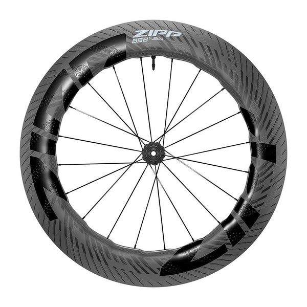 Zipp 858 NSW Front Wheel - 700 12 x 100mm Center-Lock Tubeless Carbon C1