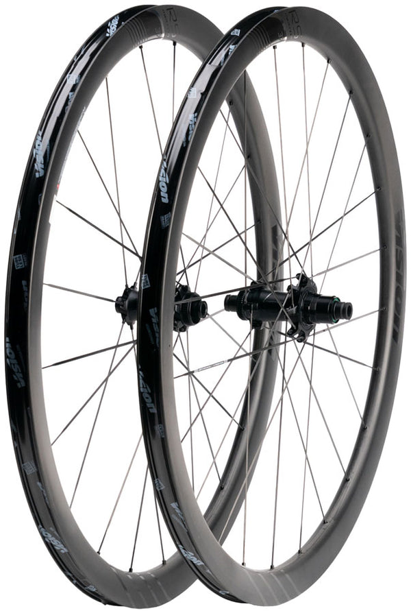 Vision Metron RS 37 Wheelset - 700 12 x 100mm/12 x 142mm Center-Lock XDR Carbon BLK