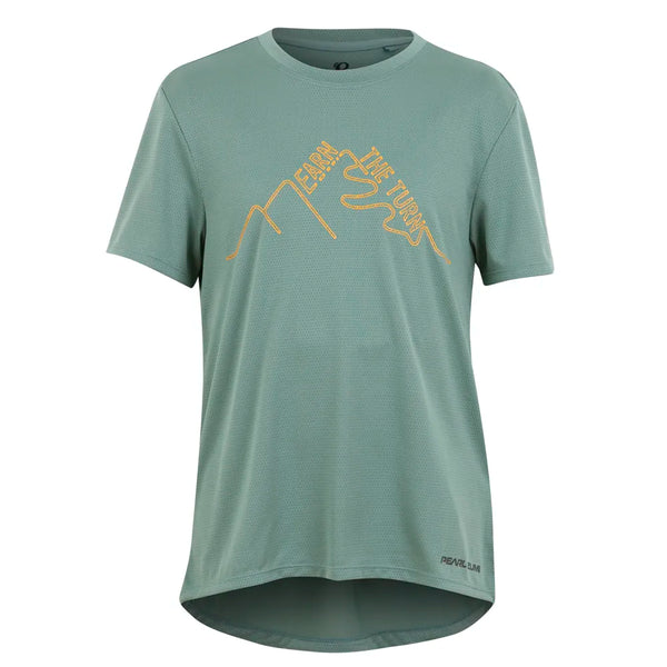 Youth Summit Short Sleeve Jersey - PALE PINE EARN THE TURNS / XS