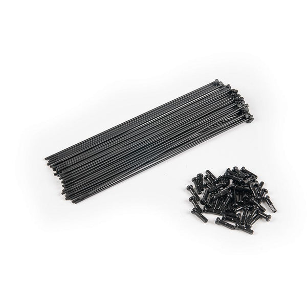 Eclat PG Spokes J-Bend Black Length: 192 40pcs