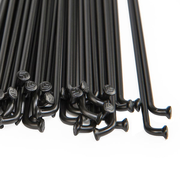 Eclat PG Spokes J-Bend Black Length: 184 40pcs