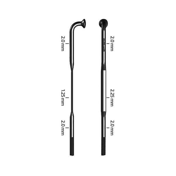 Zipp CX-Sprint Black J-Bend TCS Spokes Sapim CX-Sprint Black Length: 286 3pcs