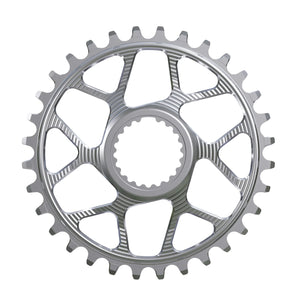 Works Components Round Chainring Shimano DM 34T Boost 3mm Slv