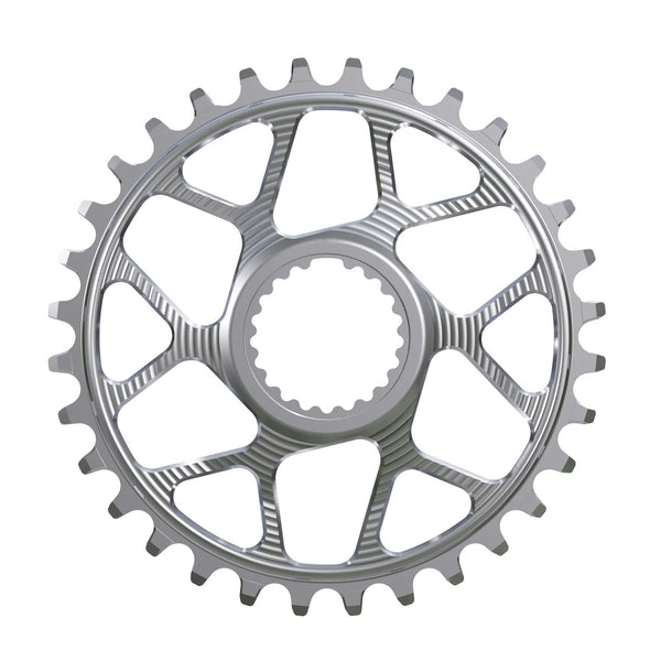 Works Components Round Chainring Shimano DM 30T Boost 3mm Slv