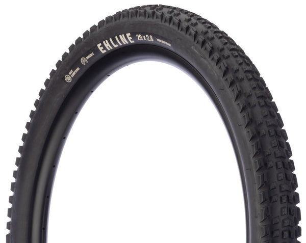 Teravail Ehline Tire - 29 x 2.5 Tubeless Folding Black Durable Fast Compound