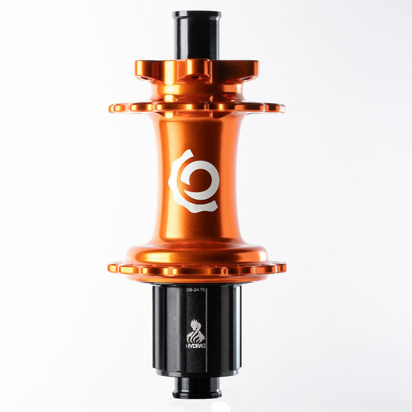 Industry Nine Hydra 2 Classic Rear Hub - 12 x 148mm 6-Bolt Micro Spline Orange 32H