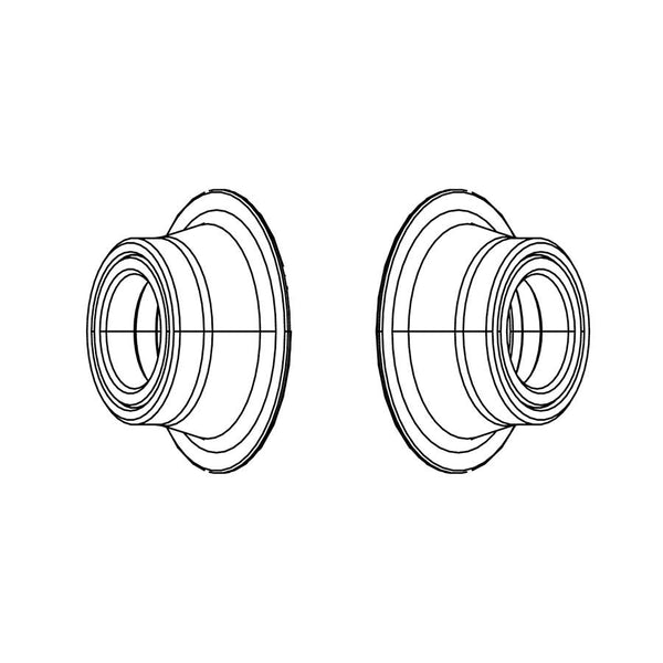 Zipp 77 Disc Conversion Caps for Front 100 x 12mm Thru Axle