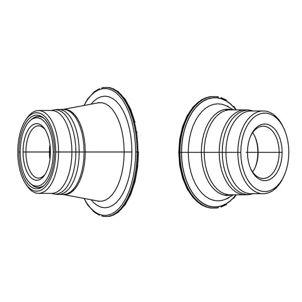 Zipp Conversion Caps 177 Disc Hub for Rear 12mm x 142mm Thru Axle
