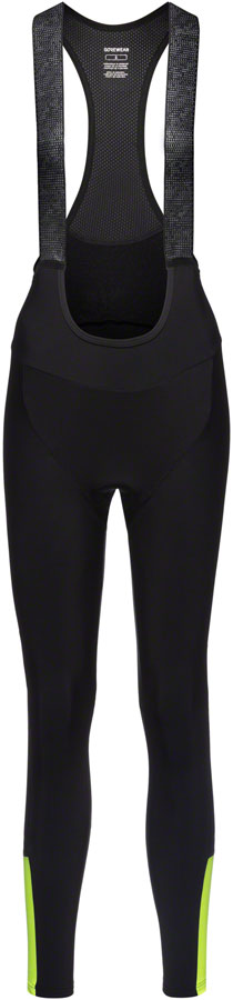 Gorewear Swiftride Thermo Bib Tights + - Black/Neon Yellow Women's Large