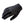 100% Brisker Gloves - Black Full Finger Men's X-Large