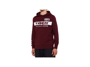 Shirt 100 TFR Hoodie Large Dark Red