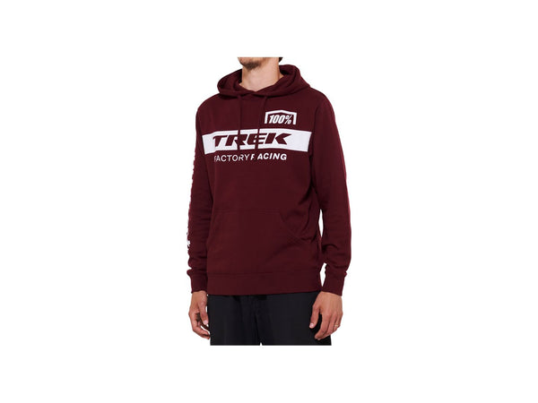 Shirt 100 TFR Hoodie Large Dark Red