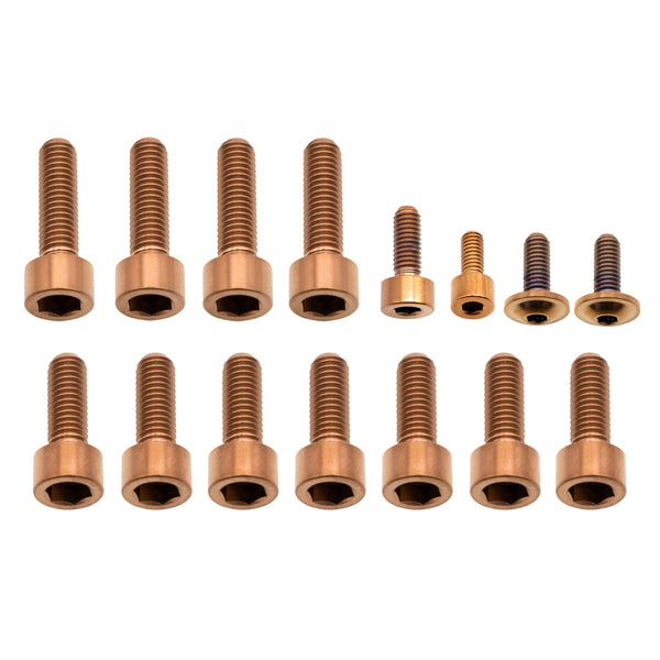 Better Bolts Fox 40 Fork Titanium Bolt Kit Grip Copper 5/Count