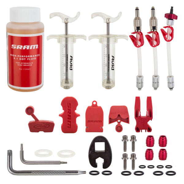 SRAM Pro Disc Brake Bleed Kit - For SRAM X0 XX Guide Level Code HydroR G2 DOT Fluid