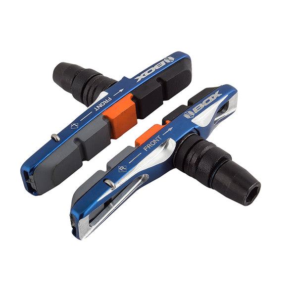 Box components Box One Brake Shoes 1 Pair 70mm Triple Black/Orange/Grey Blue BOX Offset