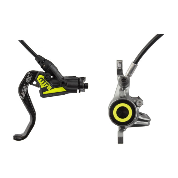 Magura MT8 SL Disc Brake Lever - Front Rear Hydraulic Post Mount Gray/YLW