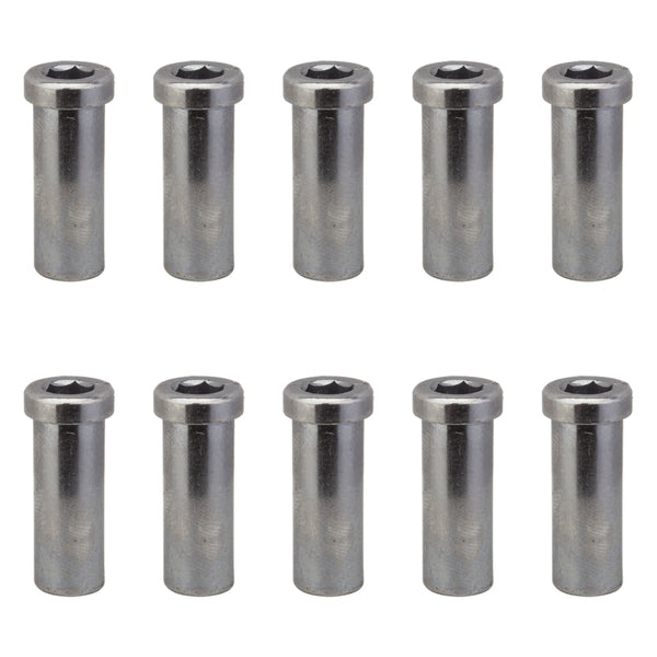 Sunlite Recessed Brake Nut Bag of 10 20mm Bolts- Nuts and Washers