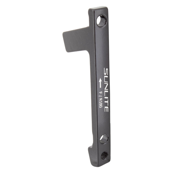 Sunlite Disc Adapter FT/RR 180mm Post Mount Post Mount Black