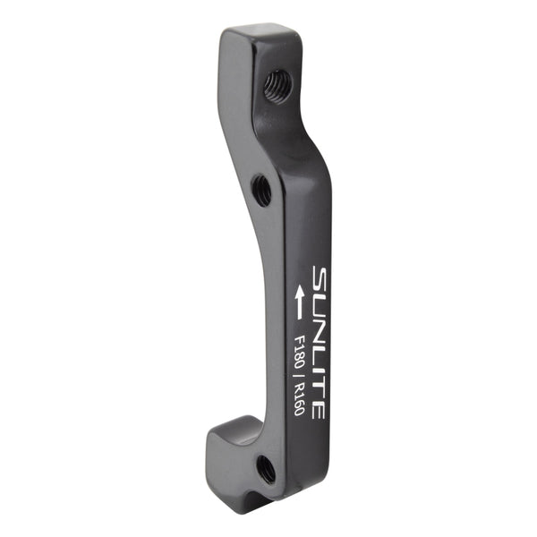 Sunlite Disc Adapter  180mm/160mm IS Mount Post Mount Black 20mm