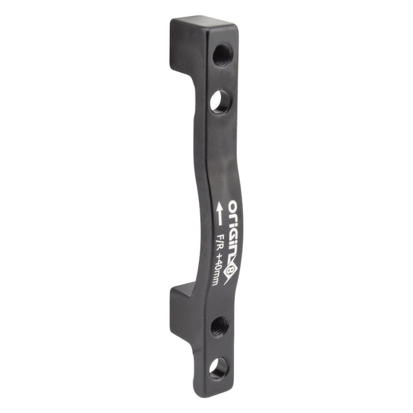 Origin8 Vise Post Mount Disc Adapter FT/RR 160mm to 200mm Post Mount Post Mount Black +40mm