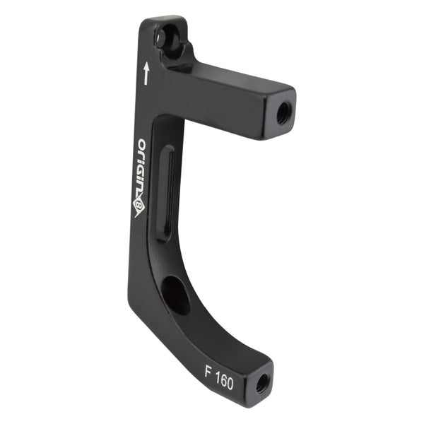 Origin8 Vise Flat Mount to Post Mount Disc Adapter FT Flat Mount Post Mount Black +20mm