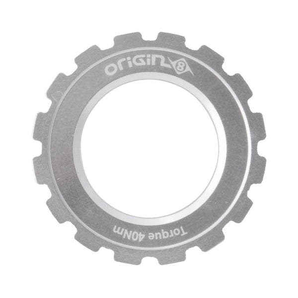 Origin8 CenterLock Disc Lockring Silver Rotor