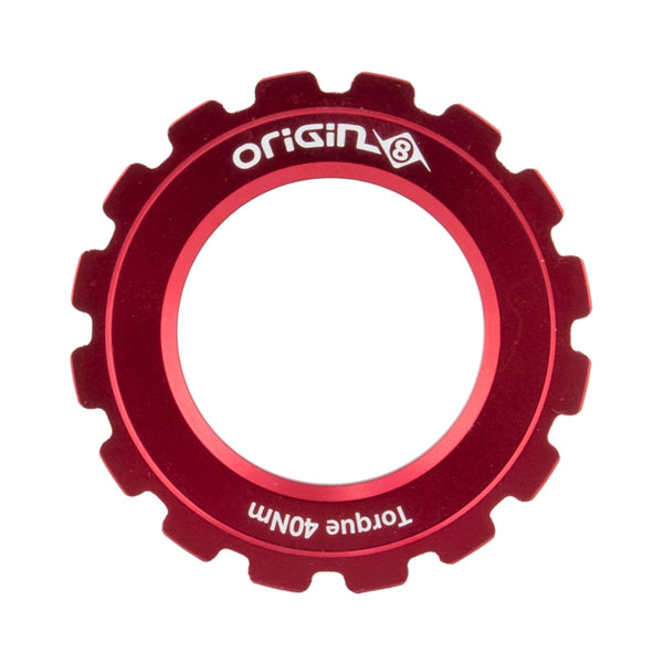 Origin8 CenterLock Disc Lockring Red Rotor