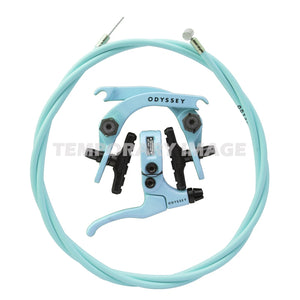 Odyssey Evolver 2.5 U-Brake Set Frt or Rr Ocean Blue Caliper-Lever and Cable