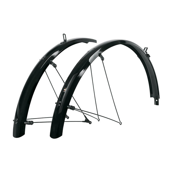 SKS B53 Bluemels Full Coverage Fender Set - 53mm 26 x 1-1.9" Black