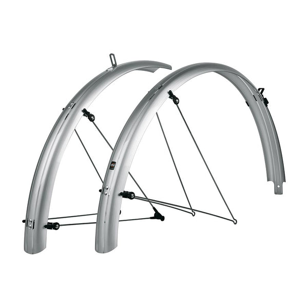 SKS B55 Bluemels Full Coverage Fender Set - 55mm 700 x 38-47 Silver