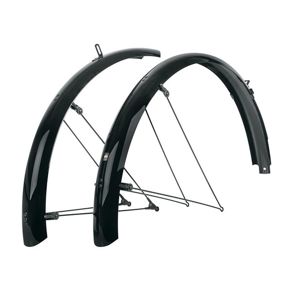 SKS B65 Bluemels Full Coverage Fender Set - 65mm 27.5/29/700 x 2.25  Black